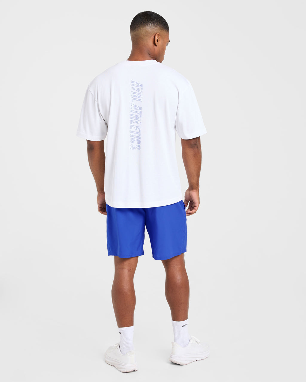 Athletics Performance T Shirt - Blanc/Bleu