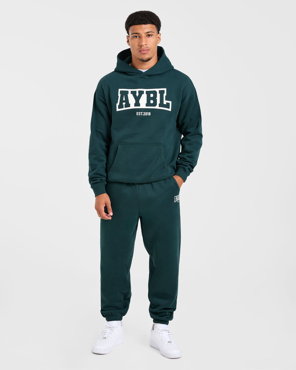 Academy Oversized Hoodie - Pine Vert