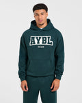 Academy Oversized Hoodie - Pine Vert