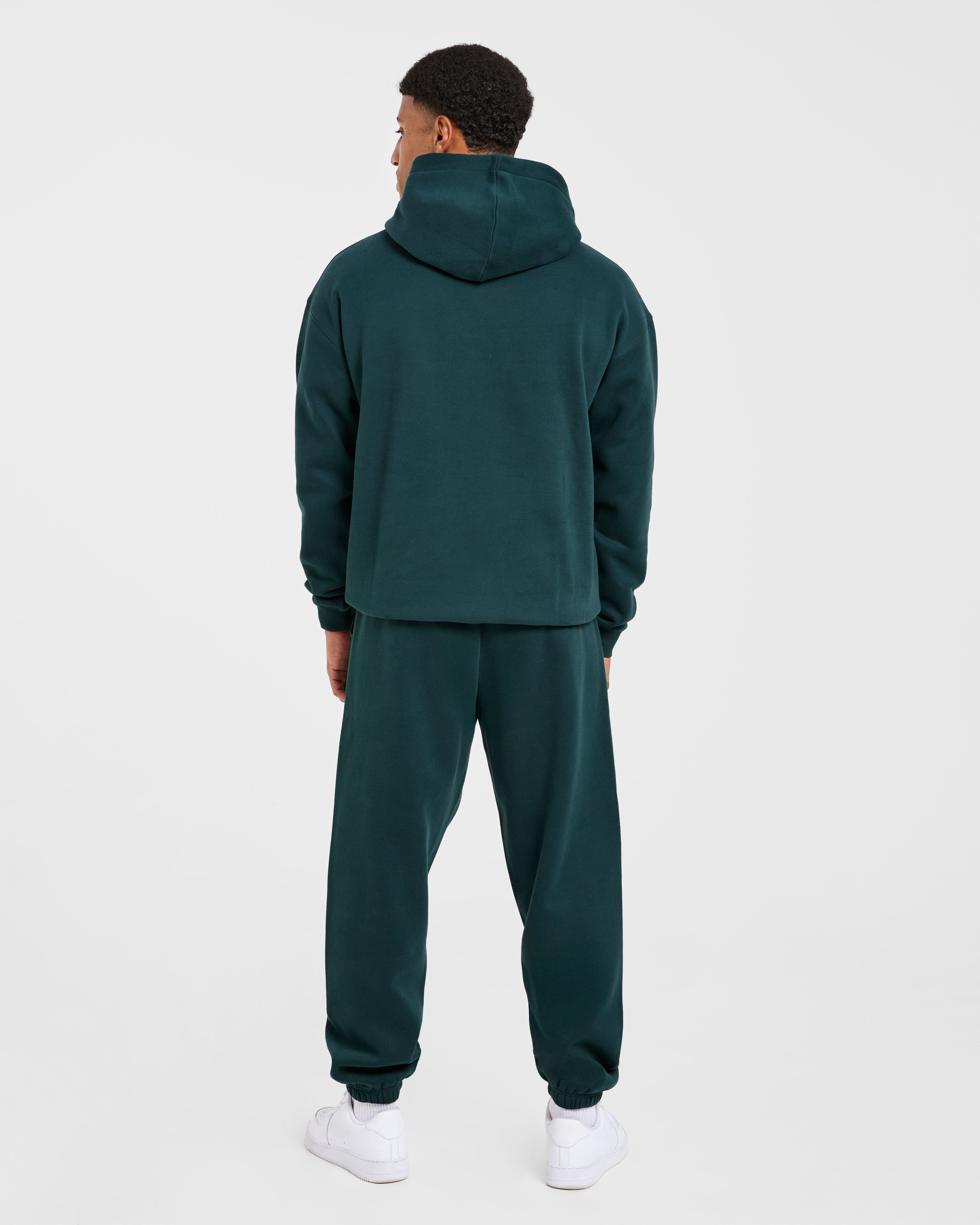 Academy Oversized Hoodie - Pine Vert