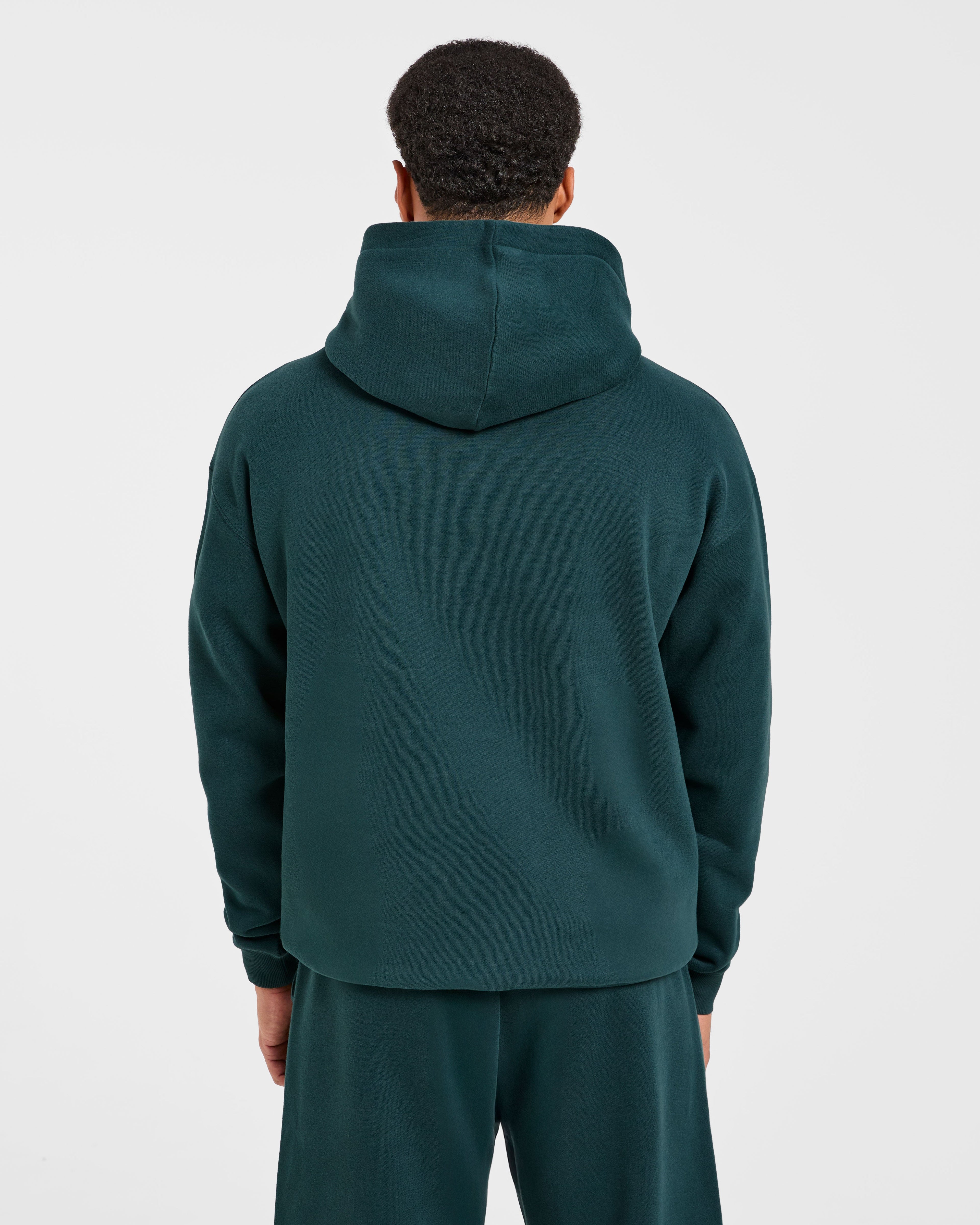 Academy Oversized Hoodie - Pine Vert