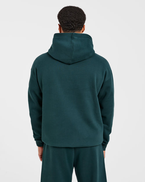 Academy Oversized Hoodie - Pine Vert
