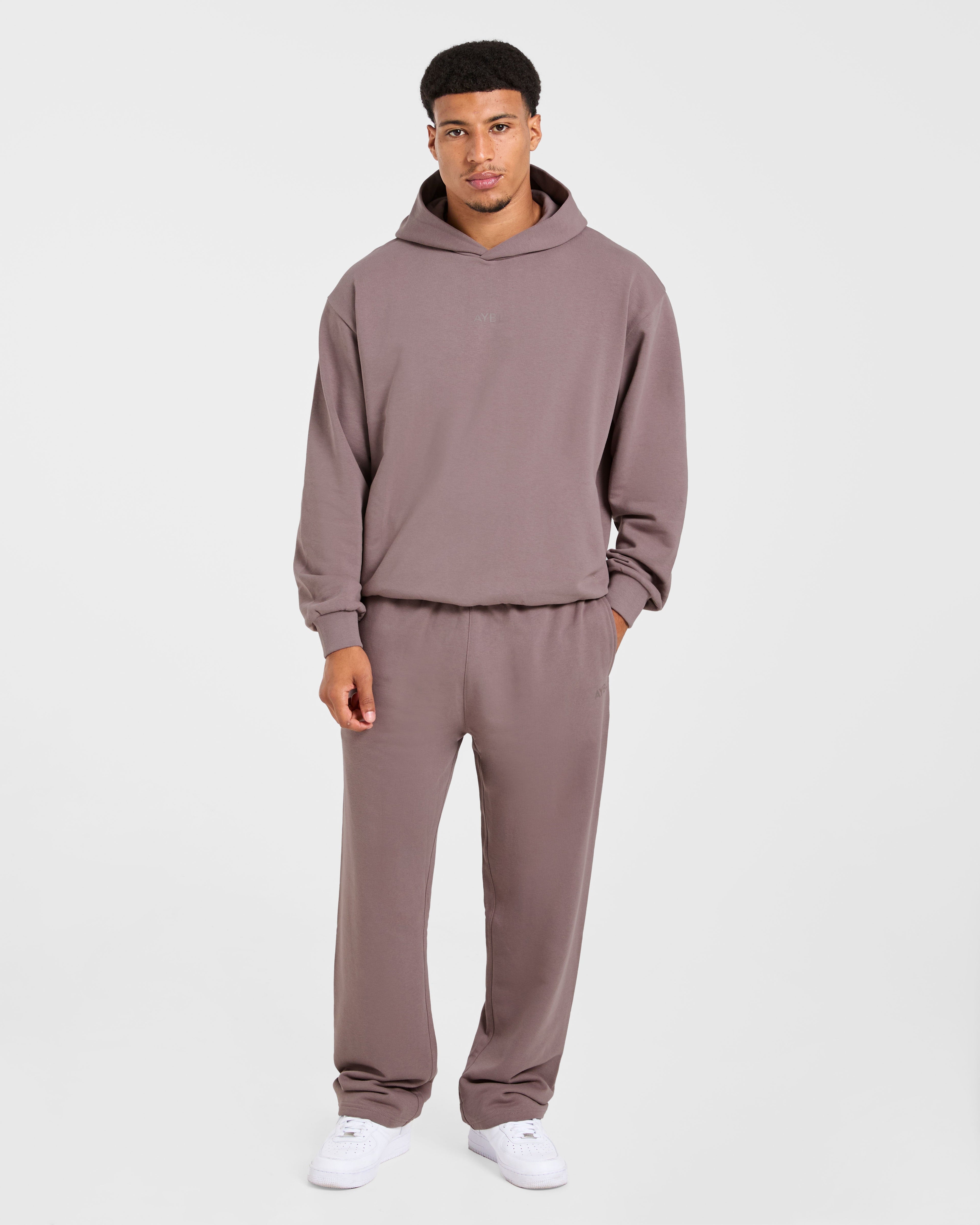 Craft Oversized Hoodie - Muted Plum