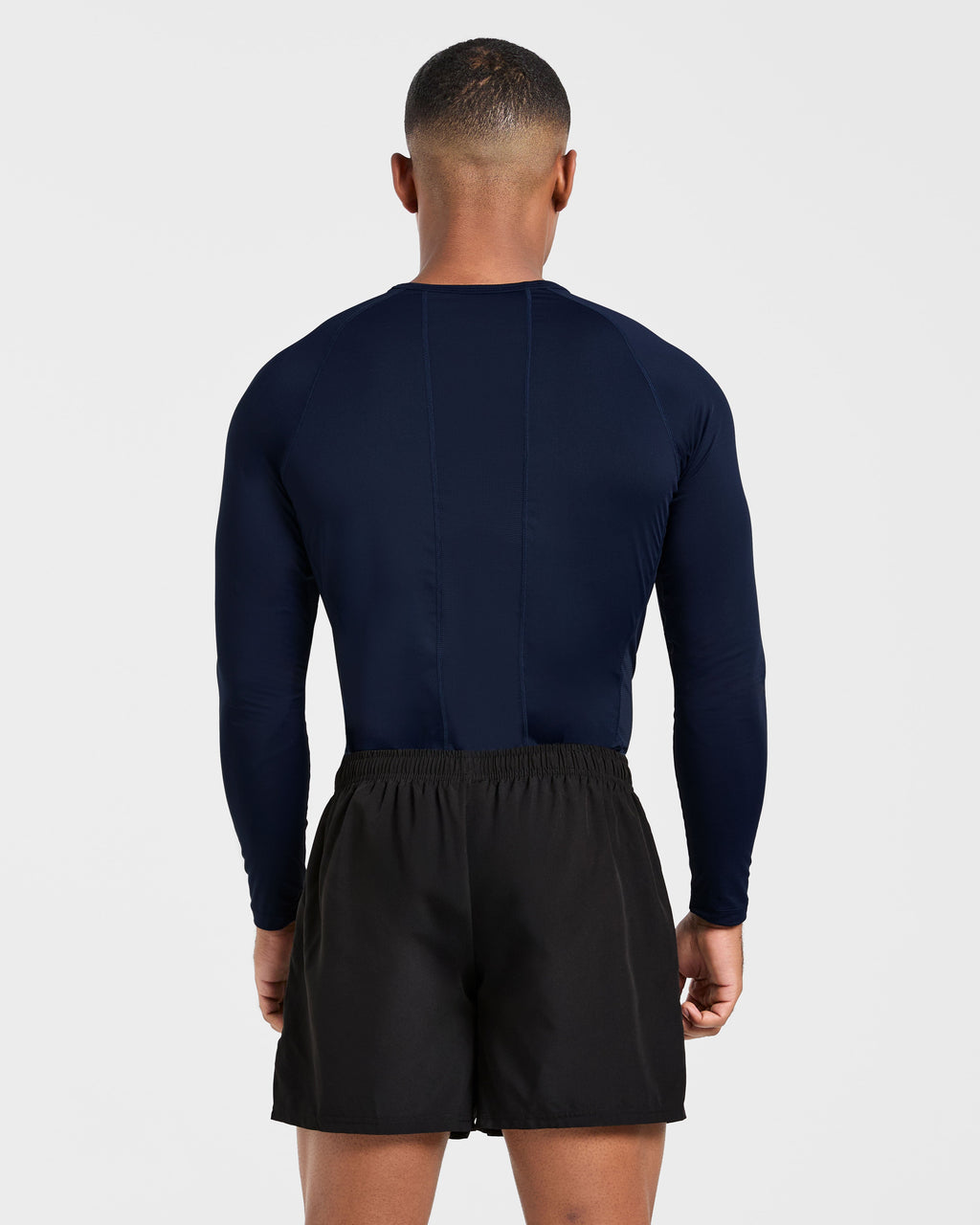 Compression Long Sleeve T Shirt - Navy