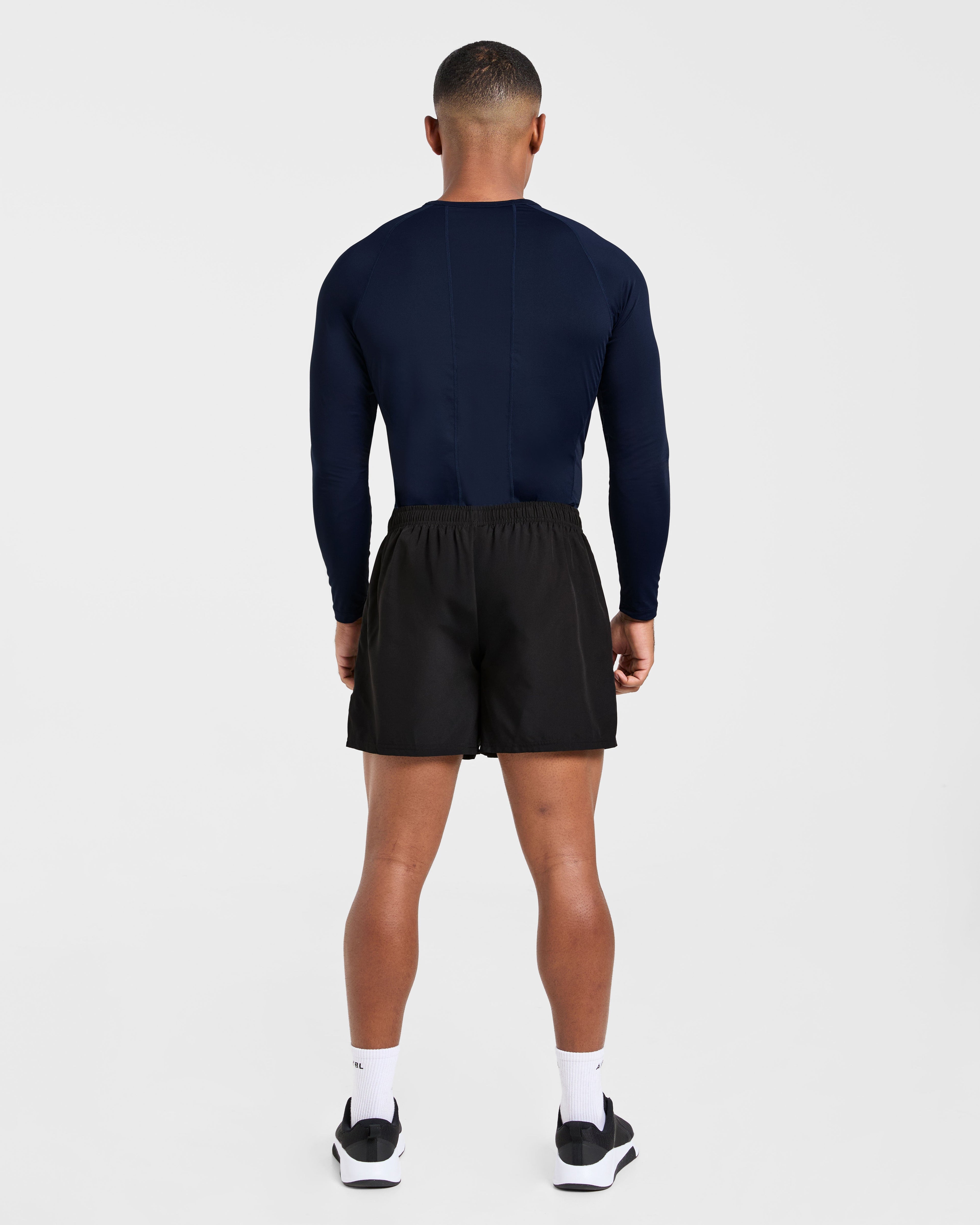 Compression Long Sleeve T Shirt - Navy