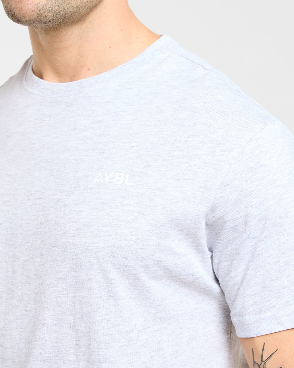 Essential T Shirt - Light Gris Marl