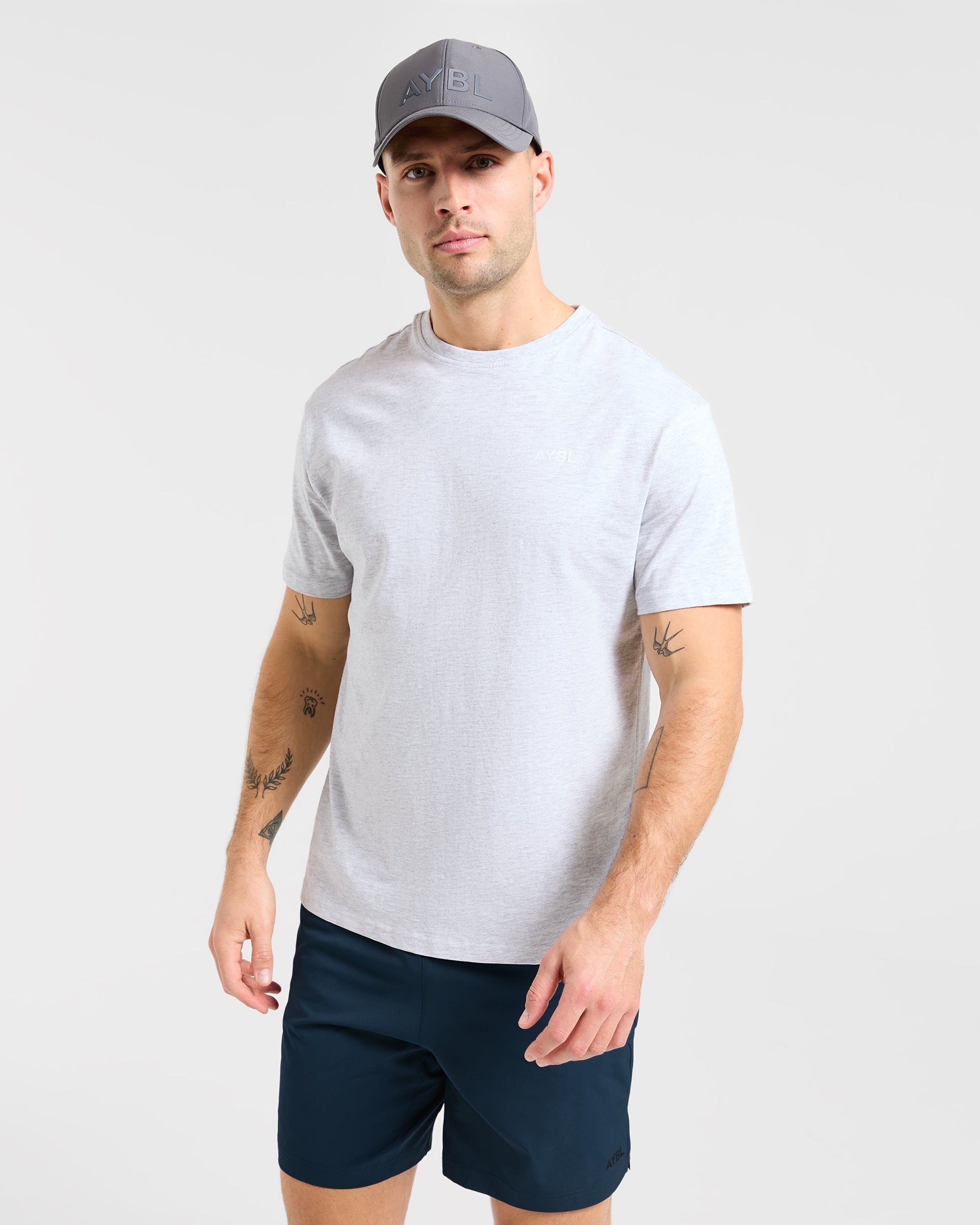 Essential T Shirt - Light Gris Marl
