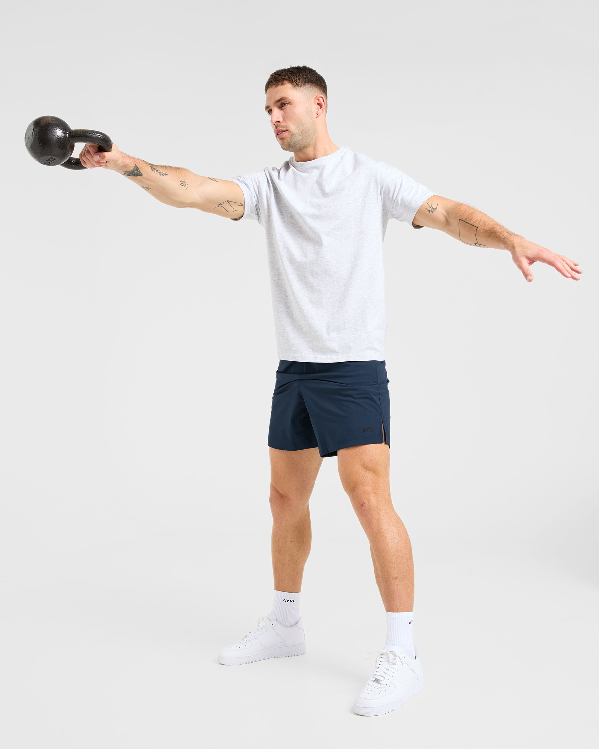 Essential T Shirt - Light Gris Marl