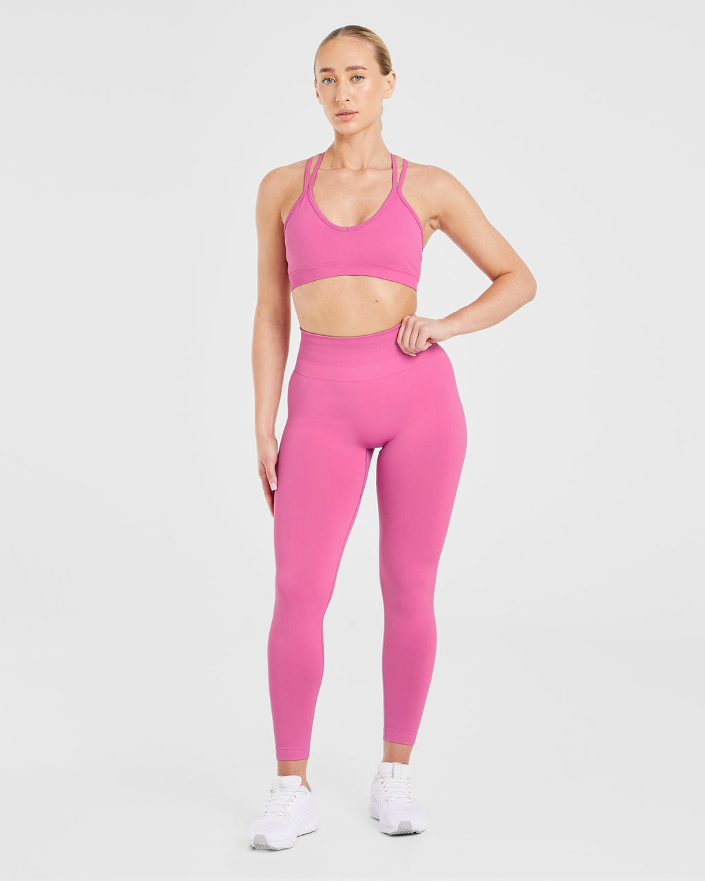 Power Seamless Sports Bra - Rose