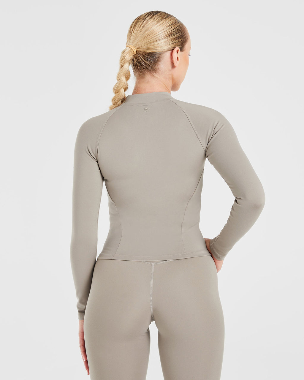 Staple Longline Zip Jacket - Muted Taupe