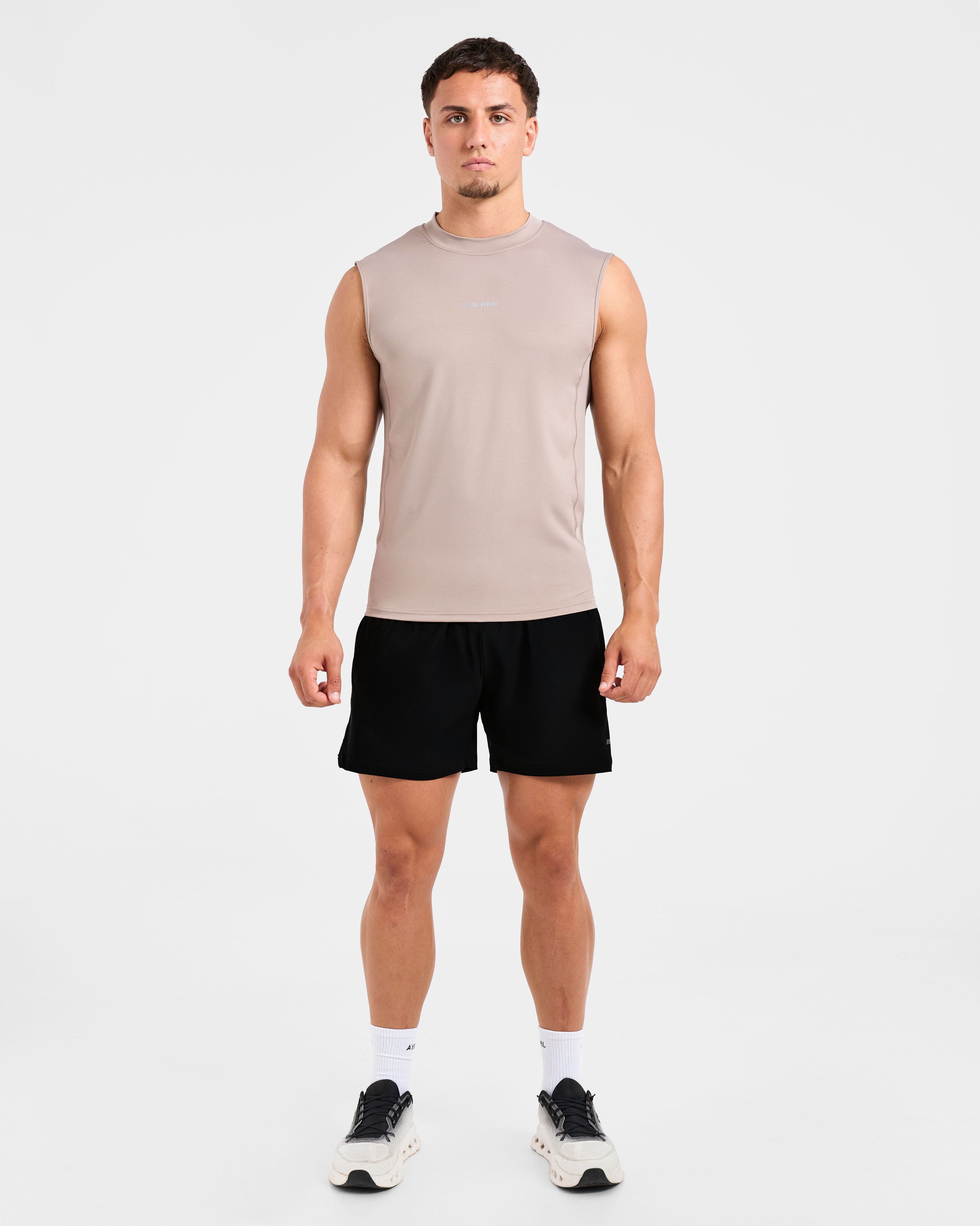 Run Slim Tank - Fossil Taupe