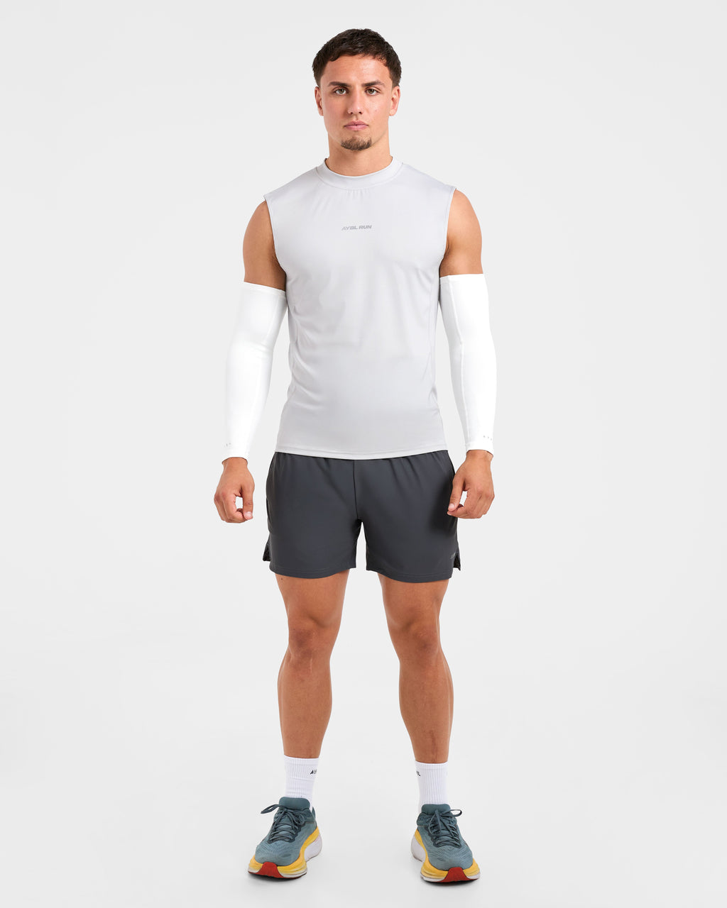 Base Layer Arm Sleeves - Blanc