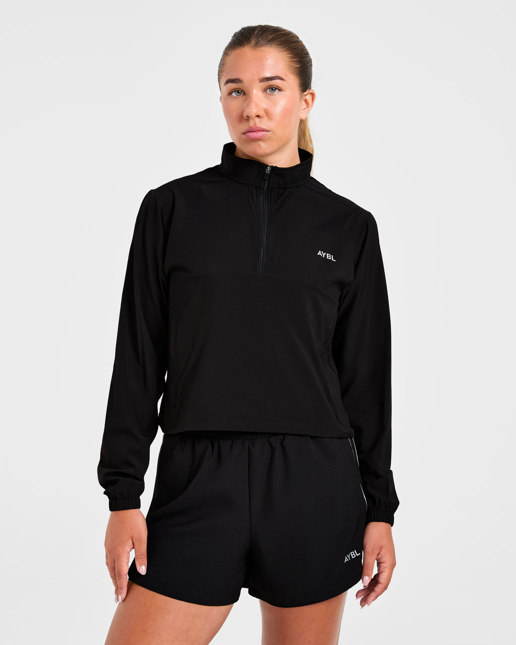 Run 1/2 Zip Jacket - Noir