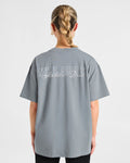 Varsity Dept. Oversized T Shirt - Slate Gris