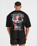 Wesley Vissers x Champion Mindset Oversized T Shirt - Noir
