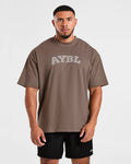 Elite Oversized T Shirt- Umber Marron