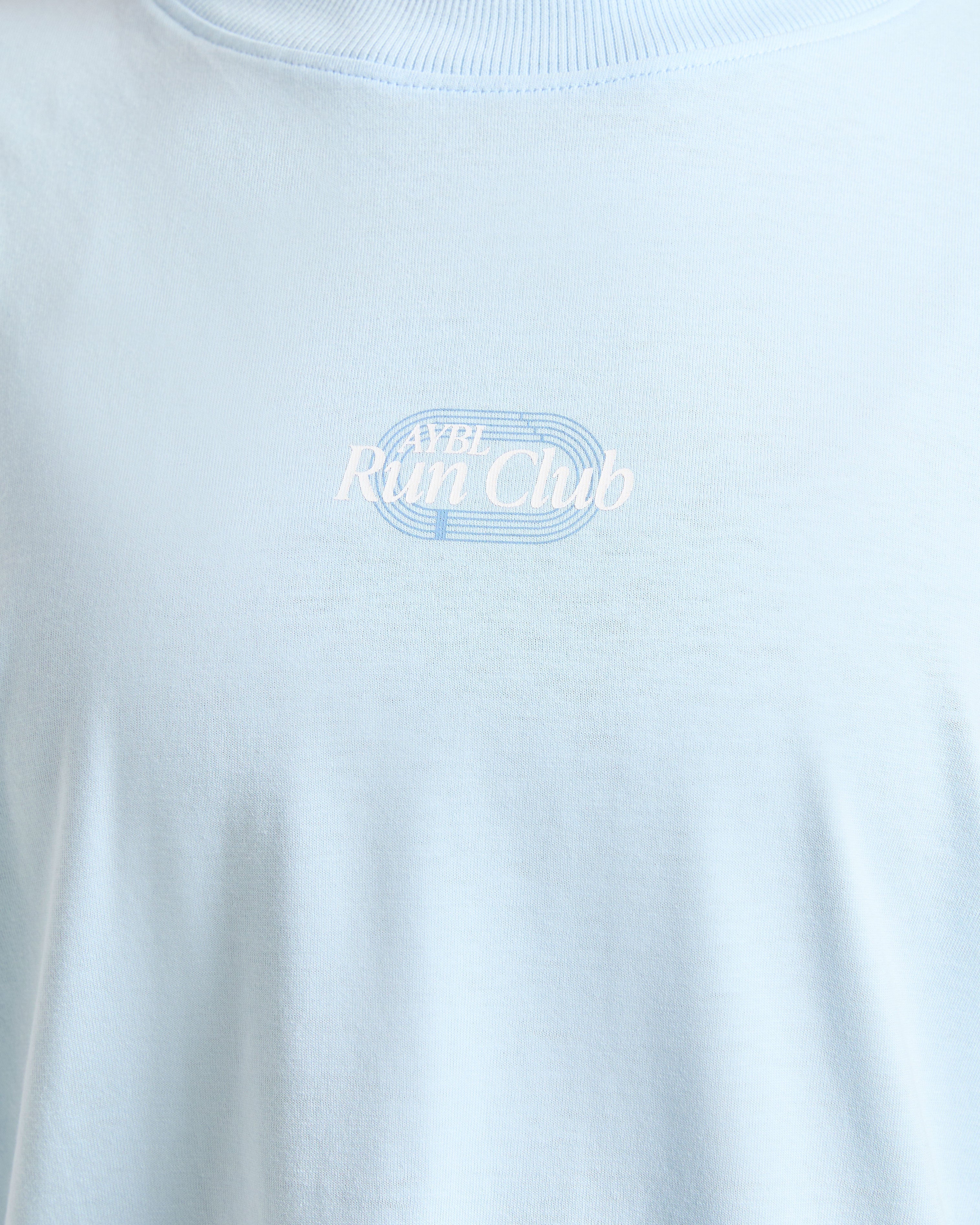 Run Club Oversized T Shirt - Bleu