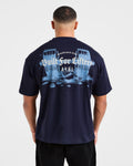Built for Lifters Oversized T Shirt - Navy