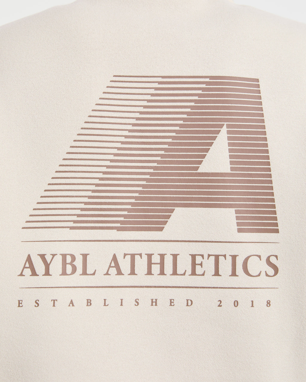 Retro Athletics Oversized 1/4 Zip Pullover - Sand