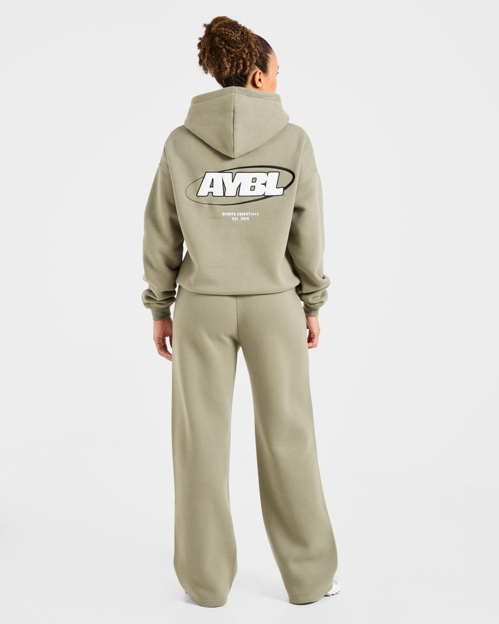 Sports Essentials Oversized Hoodie - Muted Olive