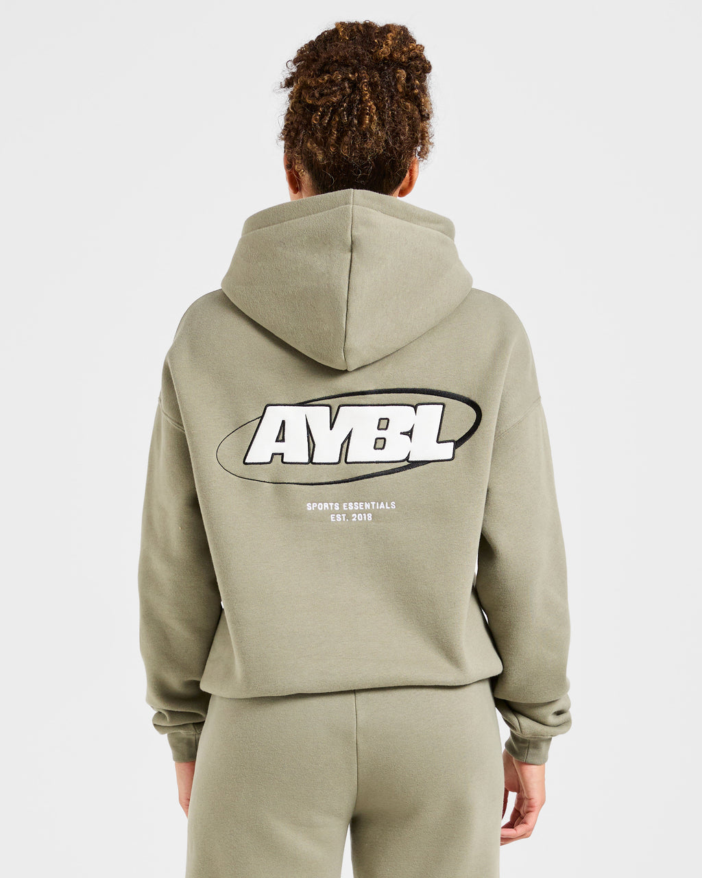 Sports Essentials Oversized Hoodie - Muted Olive