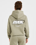 Sports Essentials Oversized Hoodie - Muted Olive