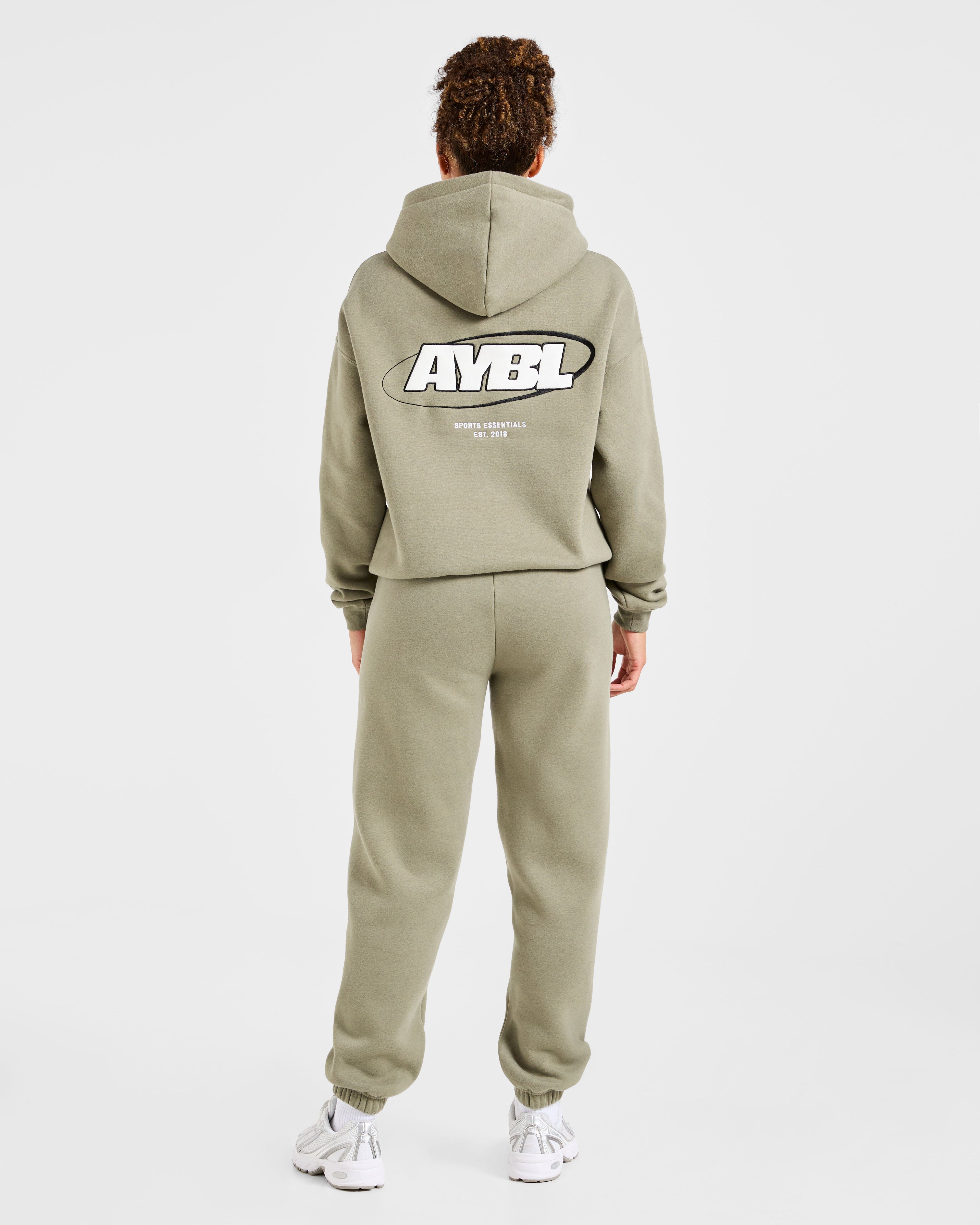Sports Essentials Oversized Joggers - Muted Olive