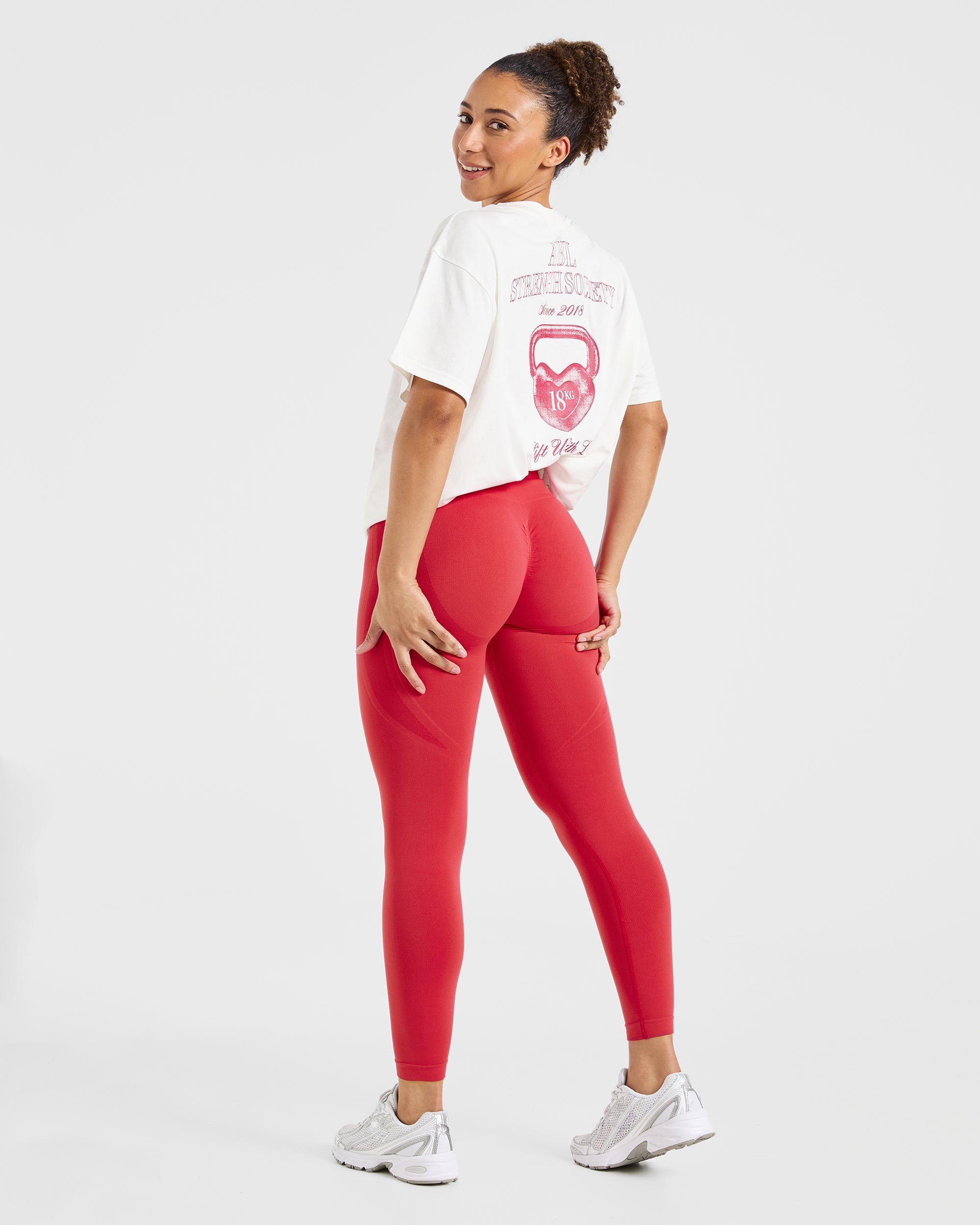 AYBL Lift Love Oversized T Shirt - Blanc