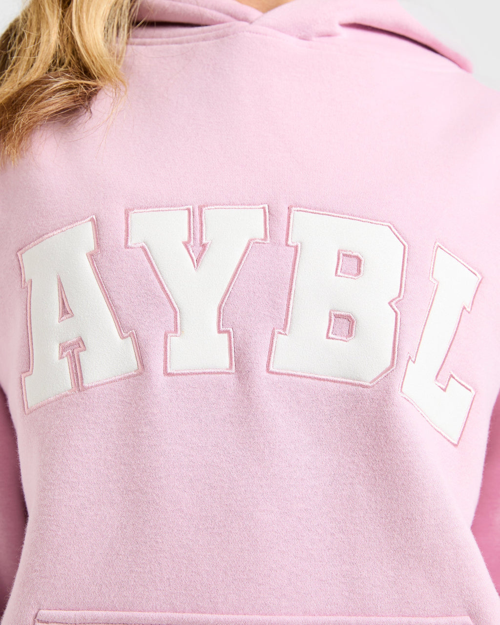 Varsity 2.0 Oversized Hoodie - Iced Rose