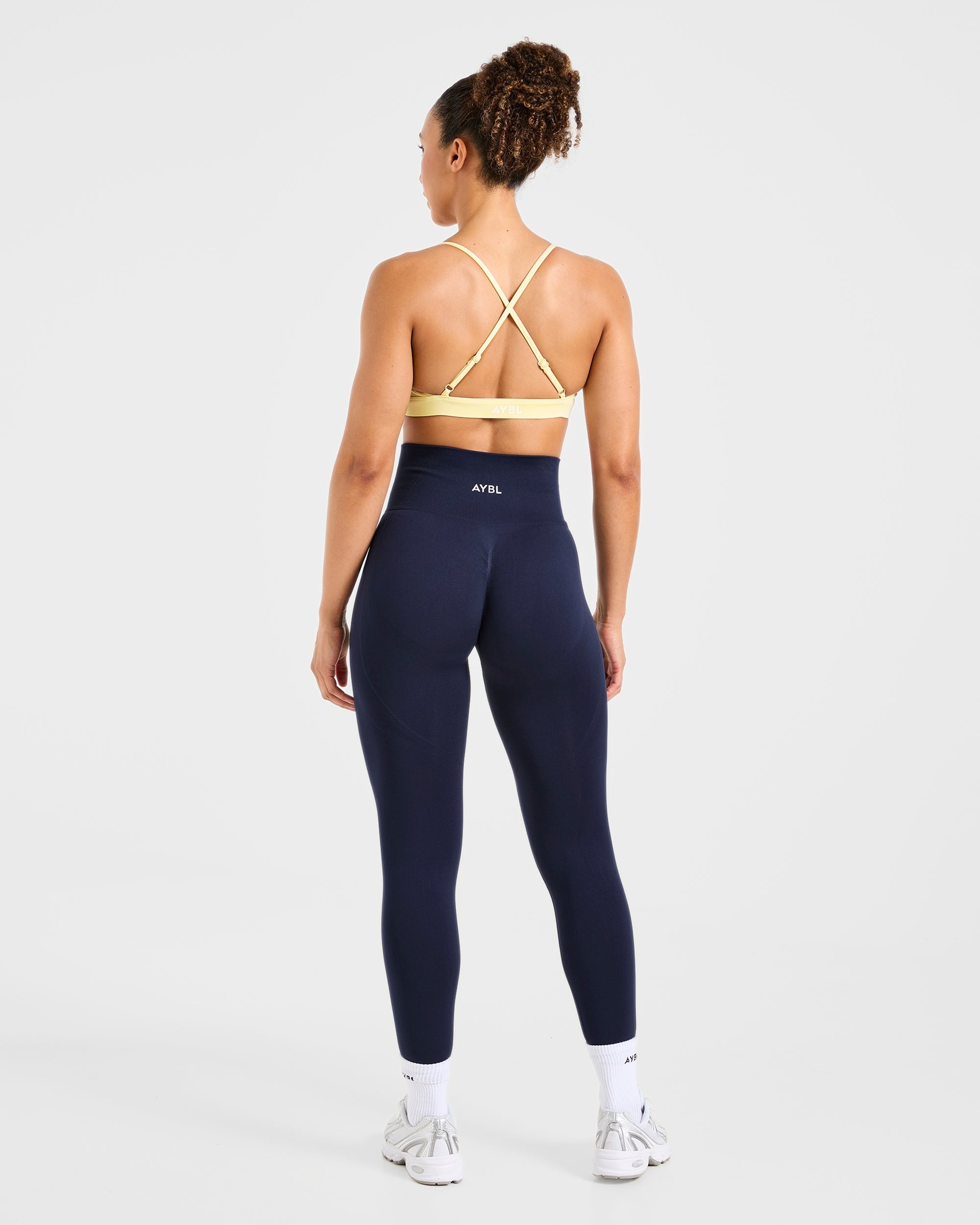 Essential Twist Crossback Sports Bra - Jaune