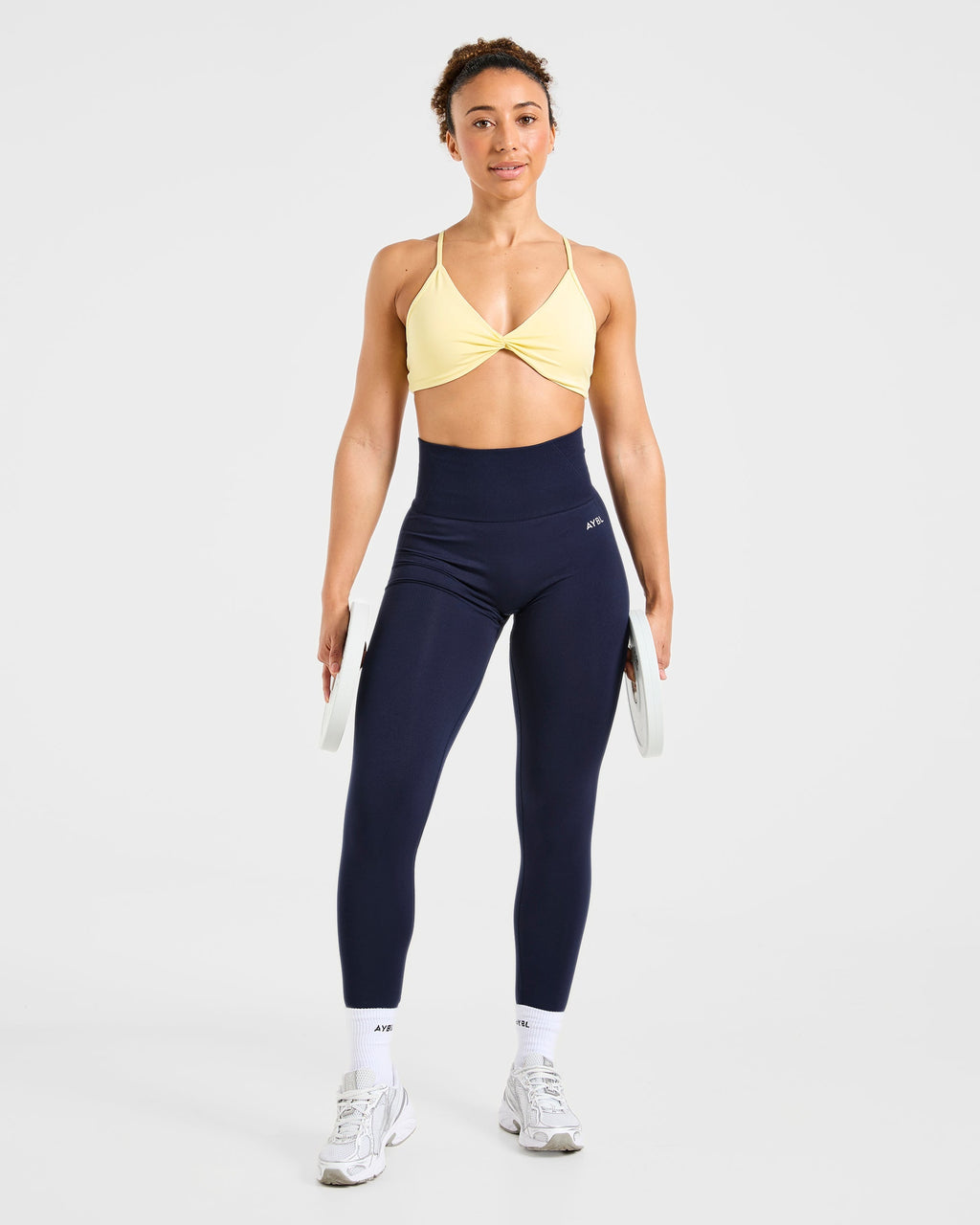 Essential Twist Crossback Sports Bra - Jaune