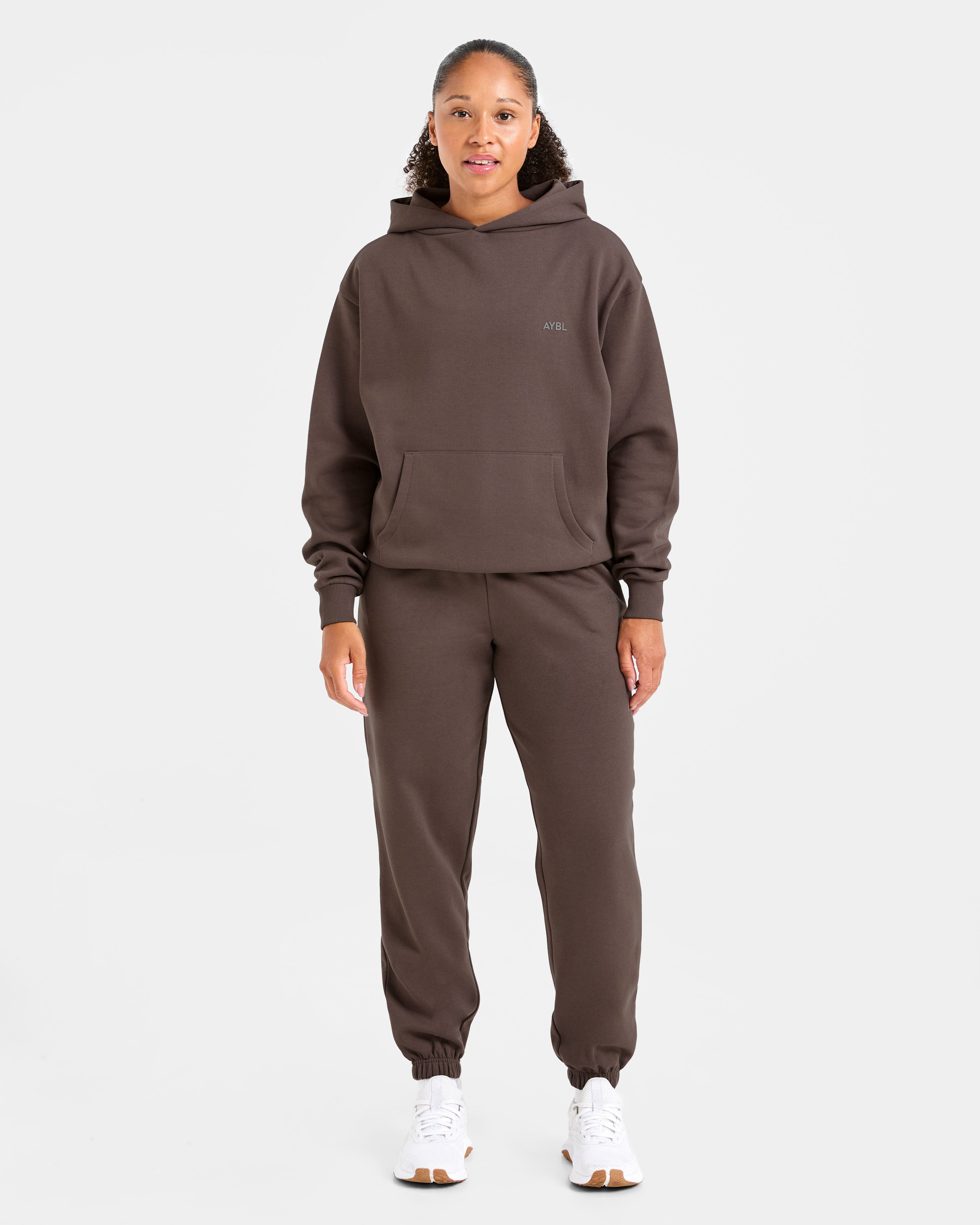 Lifestyle Oversized Hoodie - Umber Marron