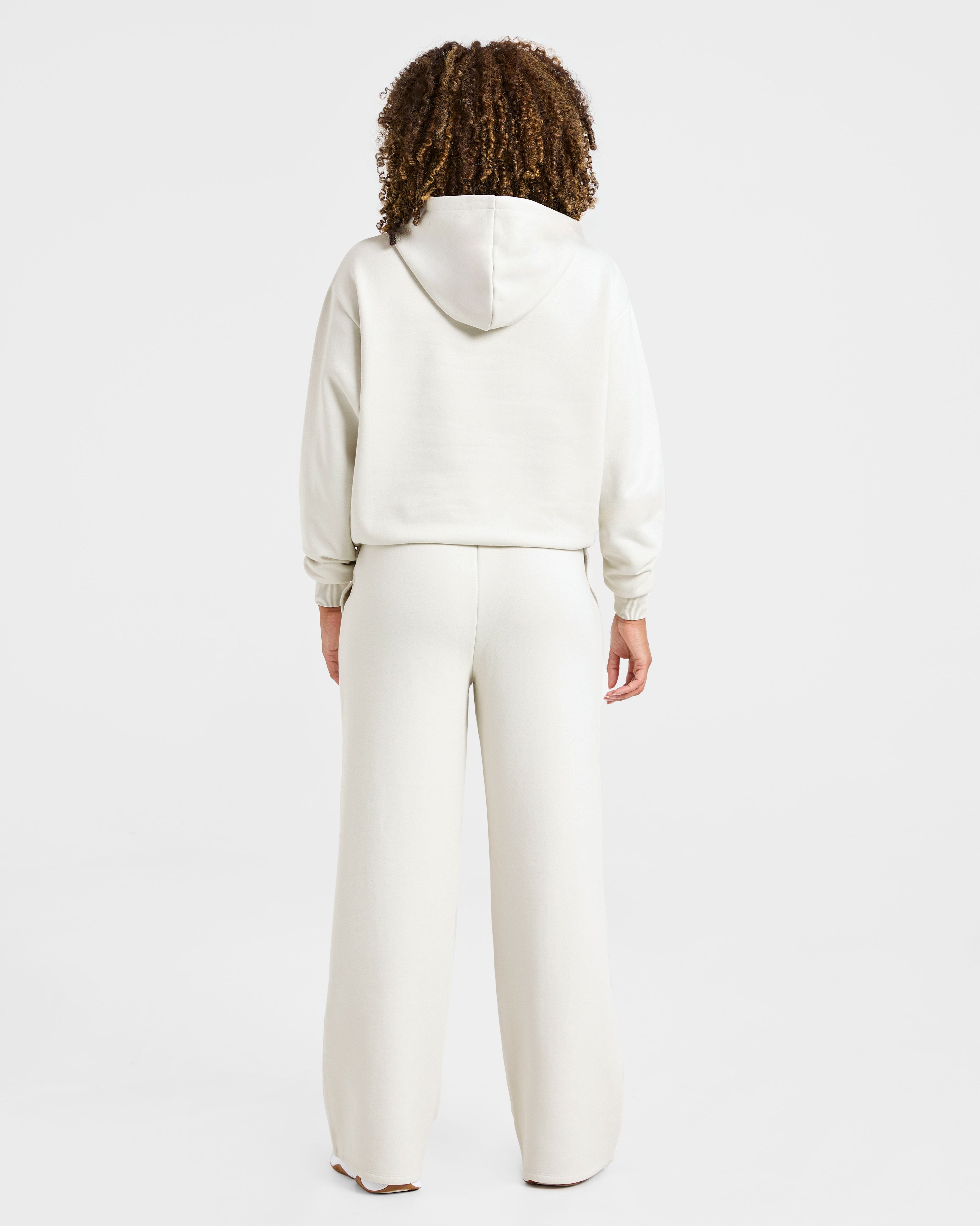 Lifestyle Oversized Hoodie - Off Blanc