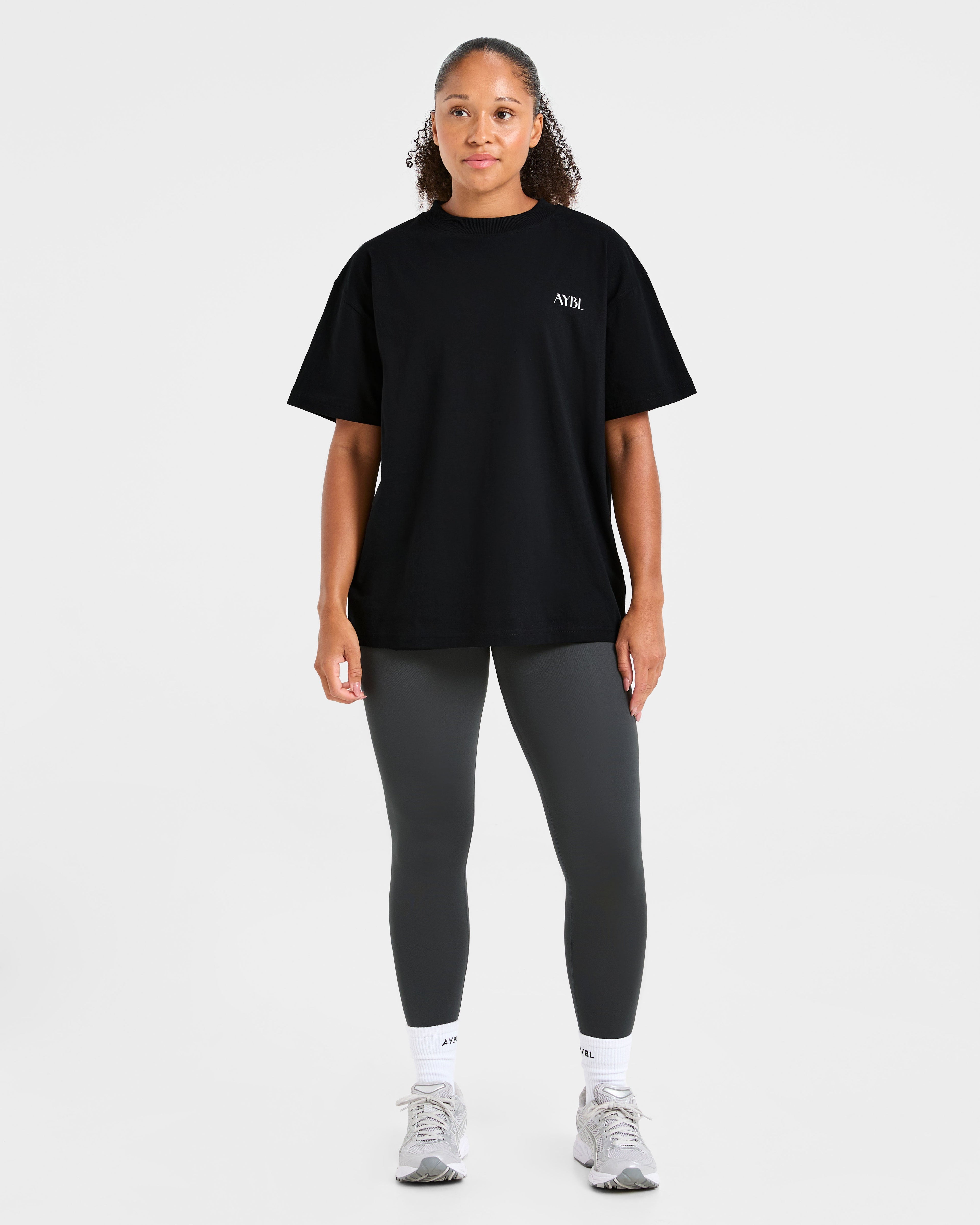 AYBL Wellness Oversized T Shirt - Noir