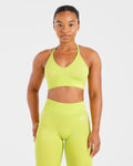 Adapt Seamless Sports Bra - Lime Vert