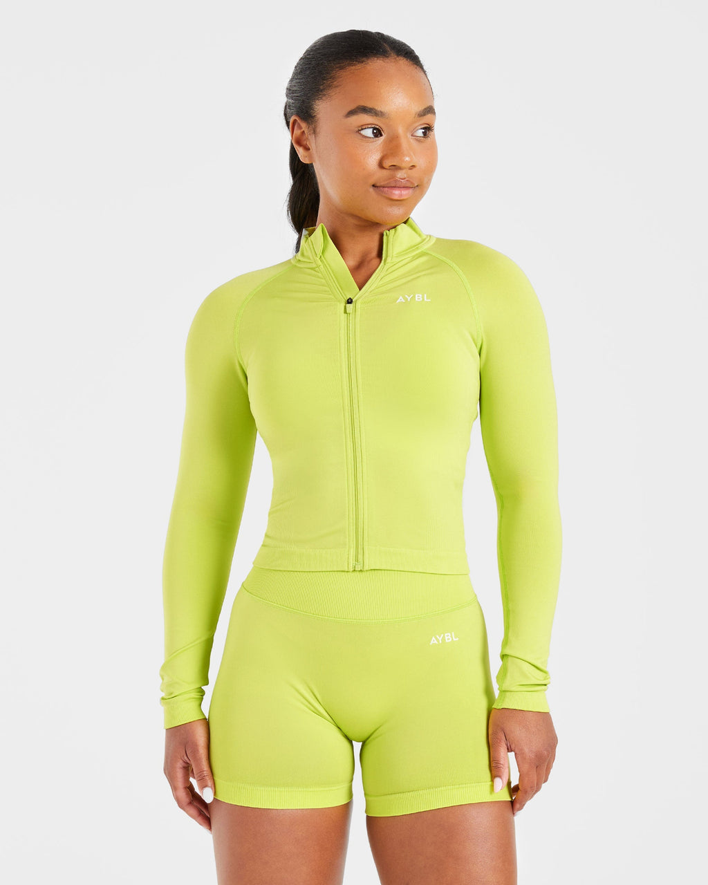 Adapt Seamless Jacket - Lime Vert