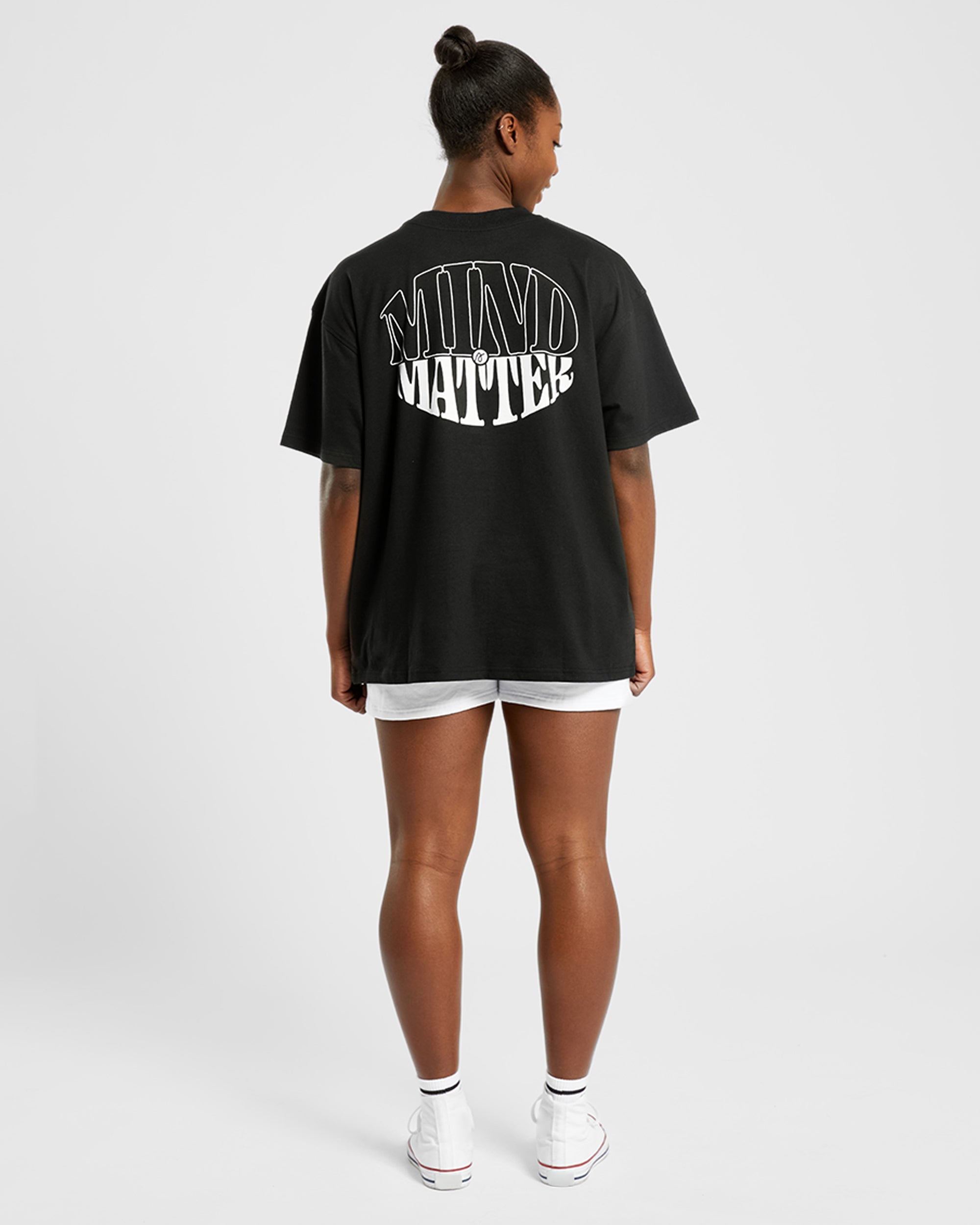 Mind Over Matter Oversized T Shirt - Noir