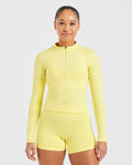 Staple Zip Jacket - Pastel Lemon