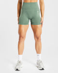 Empower Seamless Shorts - Olive Marl