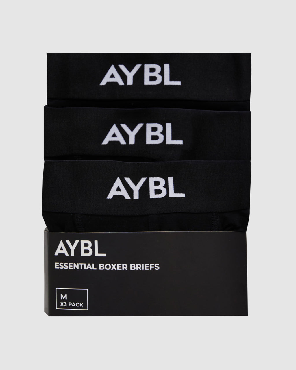 Essential Boxer Brief (3 pack) - Noir