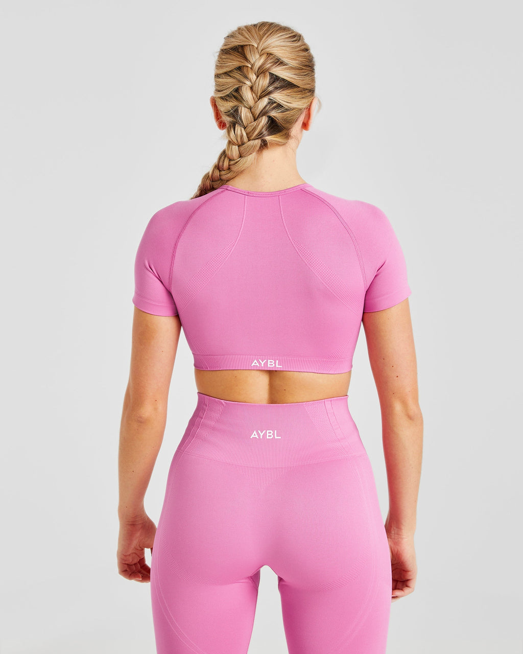 Balance V3 Seamless Crop Top - Bubblegum Rose