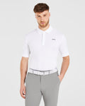 Performance Seamless Polo Shirt - Blanc