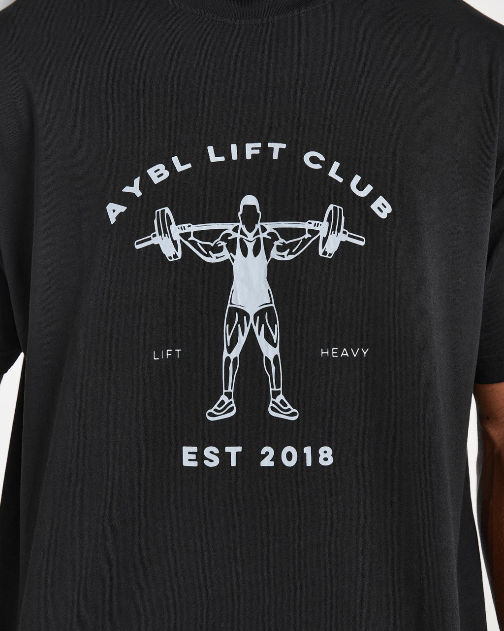 Lift Club Oversized T Shirt - Noir