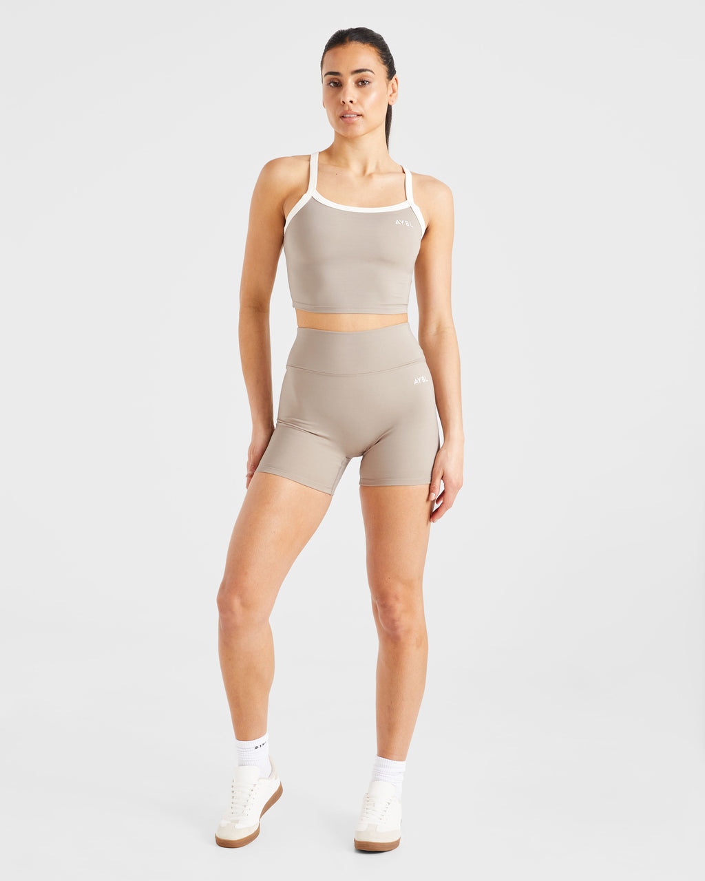 Courtside Tank Top - Mocha