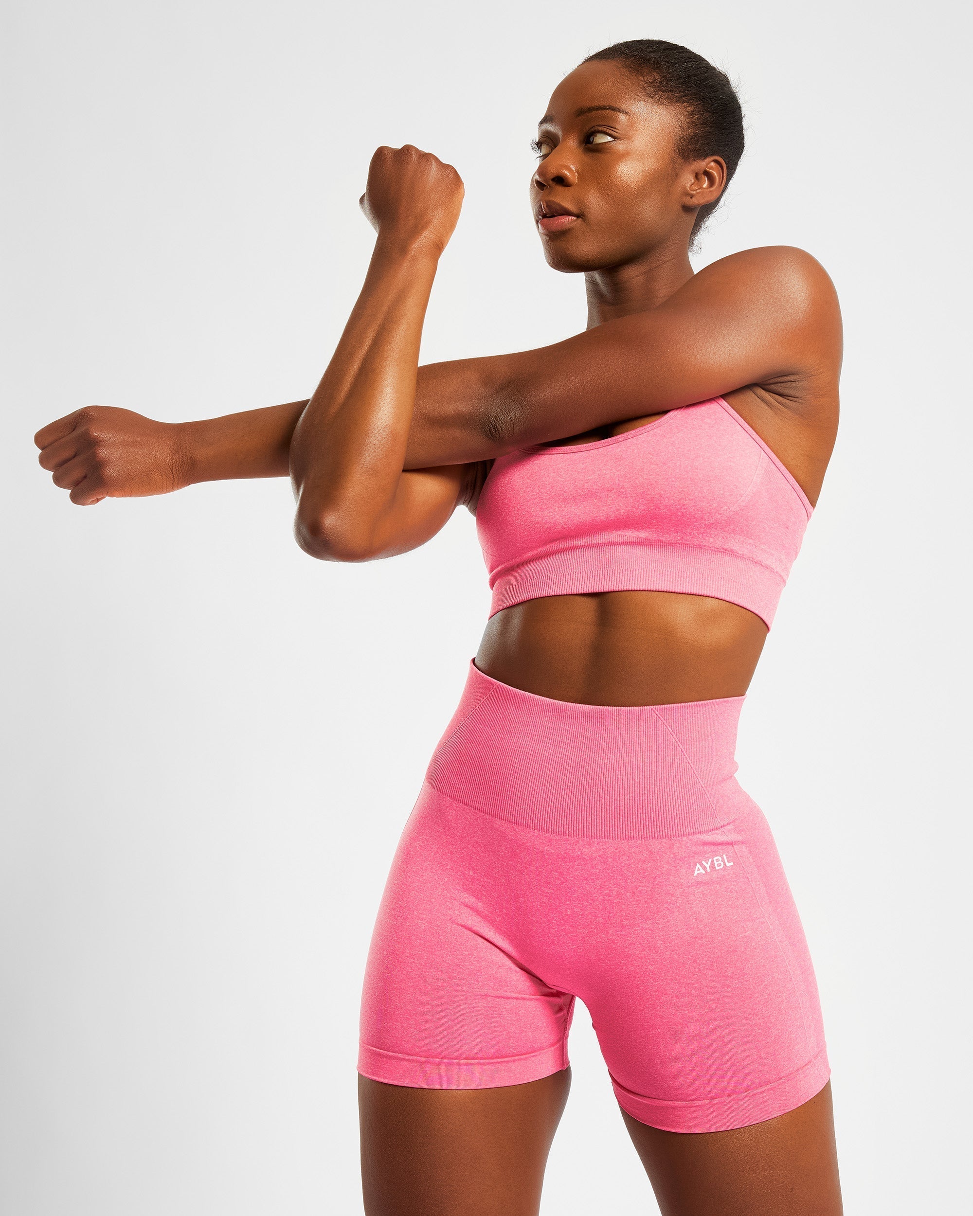 Empower Seamless Shorts - Rose Marl
