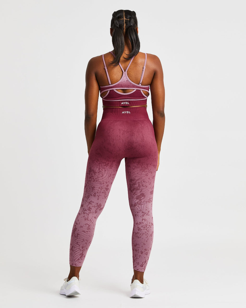 Flare Seamless Leggings - Plum
