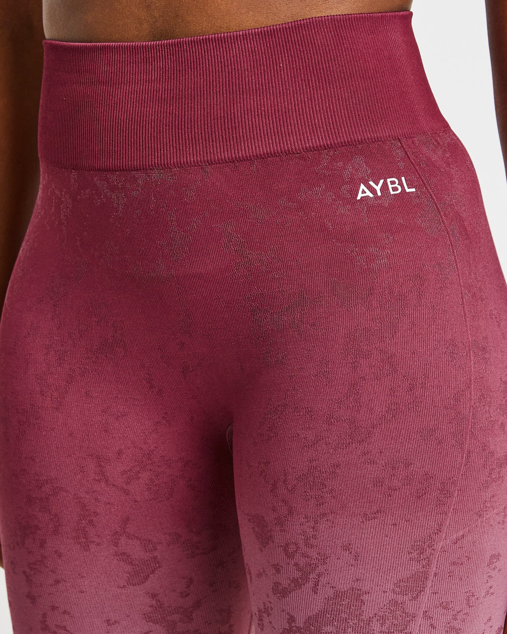 Flare Seamless Leggings - Plum