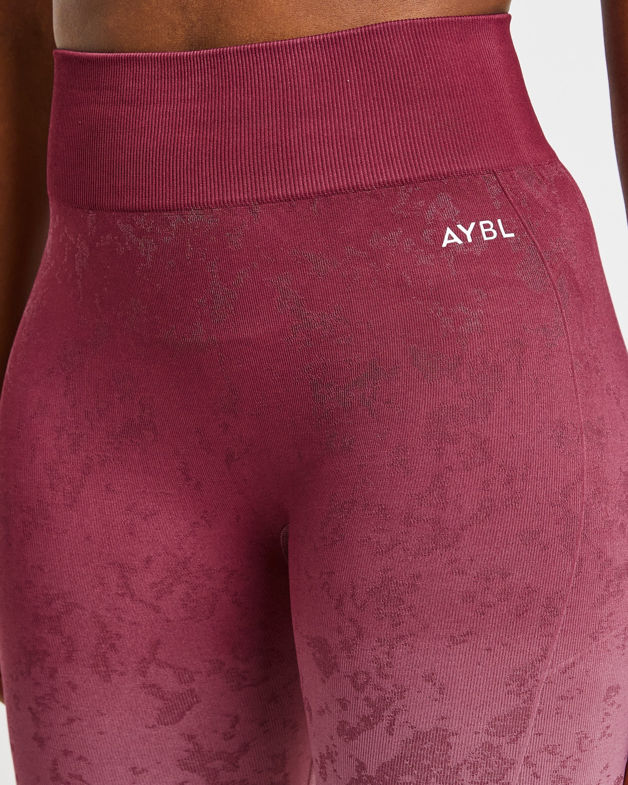 Flare Seamless Leggings - Plum