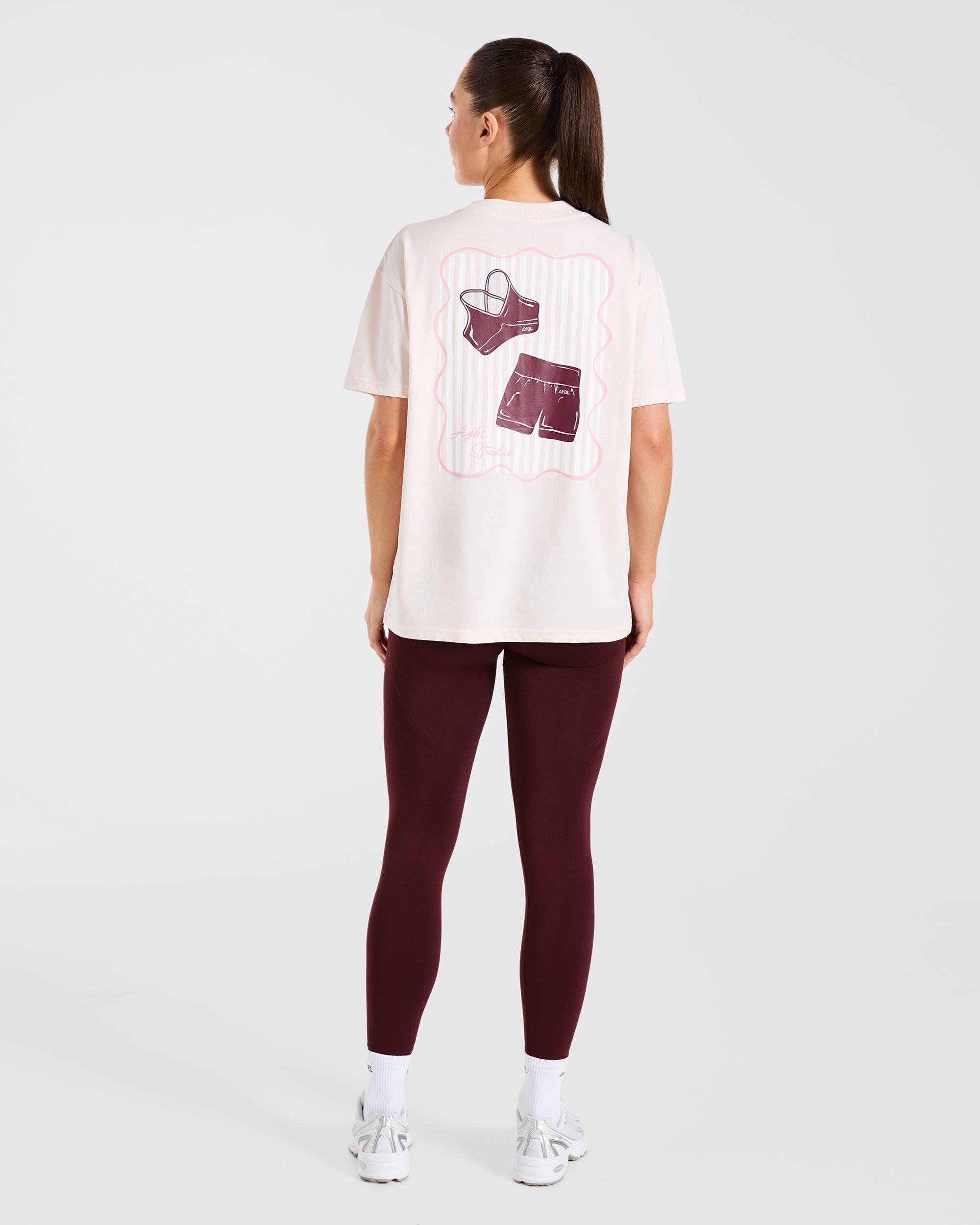 AYBL Studio Oversized T Shirt - Pink