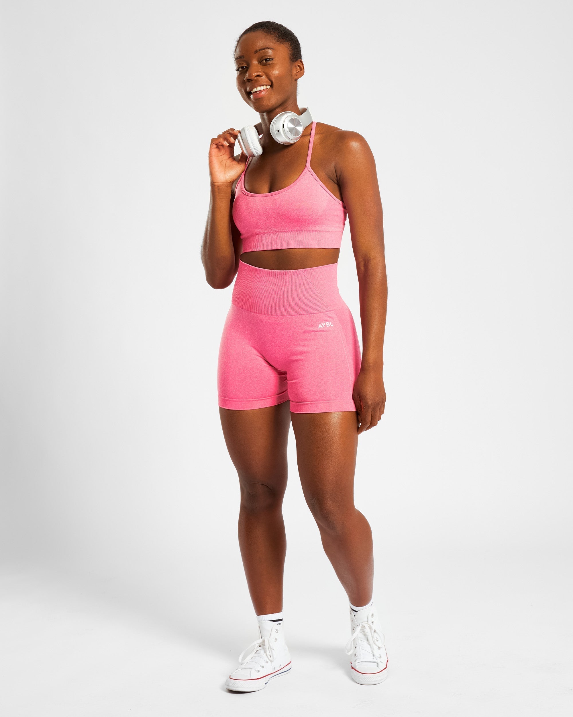 Empower Seamless Shorts - Rose Marl